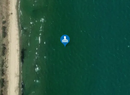 Satellite image of FOCE FIUME CANDELARO 300 MT DX