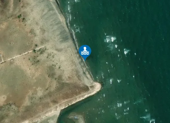 Satellite image of FOCE TORRENTE CERVARO 30 MT SN