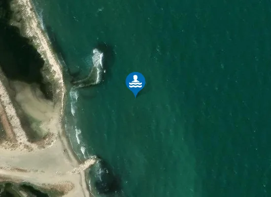 Satellite image of CANALE PELUSO 30 MT SN