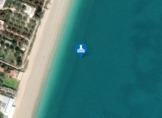 Satellite image of 2 CANALE CAMPING DEI FIORI 30 MT SN
