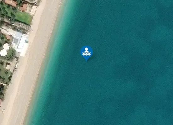 Satellite image of 2 CANALE CAMPING DEI FIORI 30 MT DX