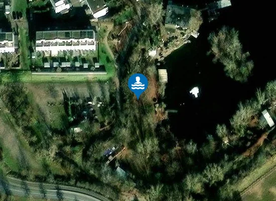 Satellite image of MANNHEIM RHEINAUER SEE WASSERSKIANLAGE