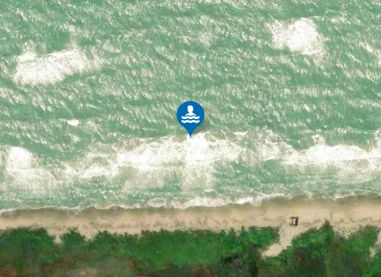 Satellite image of TRA LE MARINELLE E F.FIUME FORTORE