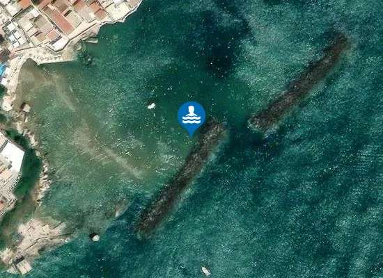 Satellite image of SCARICO FOGNA VIESTE 500 MT DX