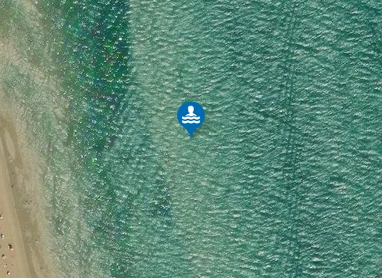 Satellite image of CANALE TORRE DEL PORTO 30 MT SN