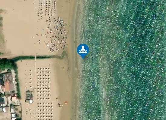 Satellite image of 3 CANALE/FOCE DIREZ. CAMPING SCIALARA