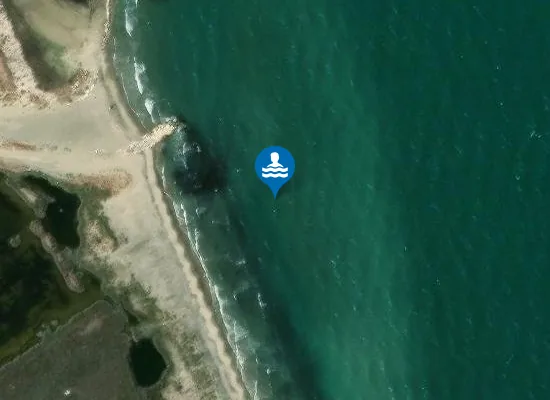 Satellite image of CANALE PELUSO 30 MT DX