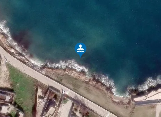 Satellite image of FOGNA BARI ORIENTALE 500 MT SUD