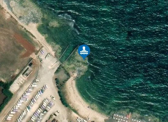 Satellite image of FOGNA CIT.NA MOLA 500 MT SUD