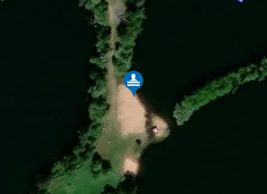 Satellite image of MEERHOFSEE ALZENAU IUFR BUCHT LANDZUNGE