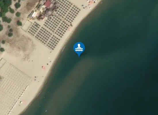 Satellite image of SPIAGGIA LIBERA GINOSA MARINA-FIUME