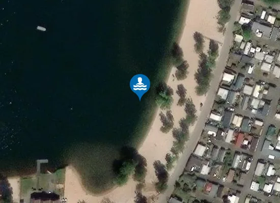 Satellite image of SEE FREIGERICHT OST KAHL AMAIN UNTERHALB ZELTPLATZ