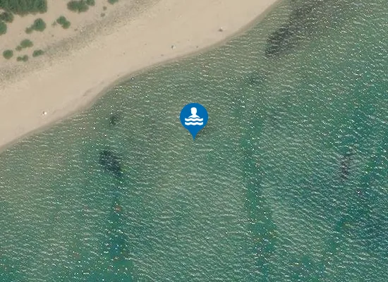 Satellite image of SPIAGGIA BOSCO ROMANAZZI-FIUME LATO