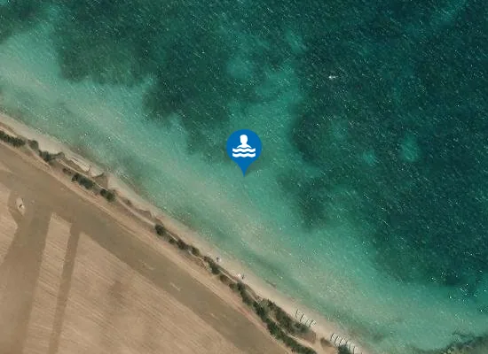 Satellite image of TORRE GUACETO - CANALE REALE 250 MT. SUD