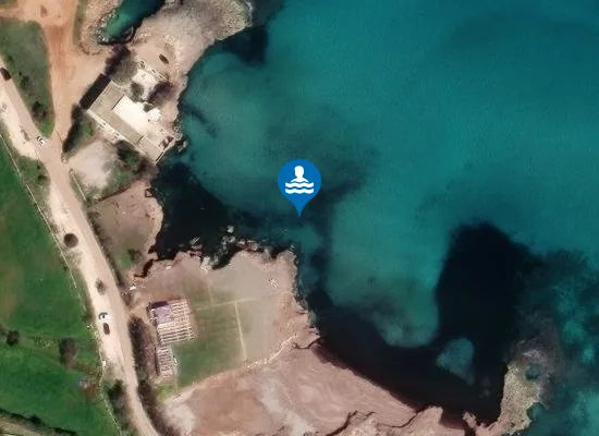 Satellite image of SPECCHIOLLA SPIAGGIA LIBERA A DESTRA