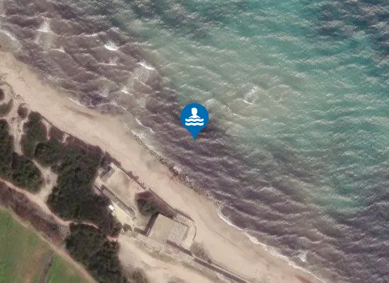 Satellite image of PUNTA BUFALORIA SPIAGGIA AEREONAUTICA