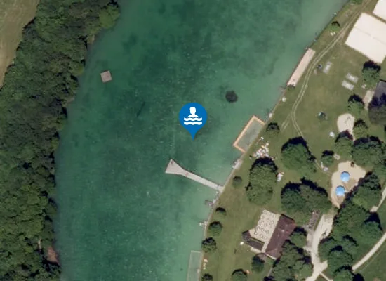 Satellite image of WOEHRSEE BURGHAUSEN STEG BEI KIOSK