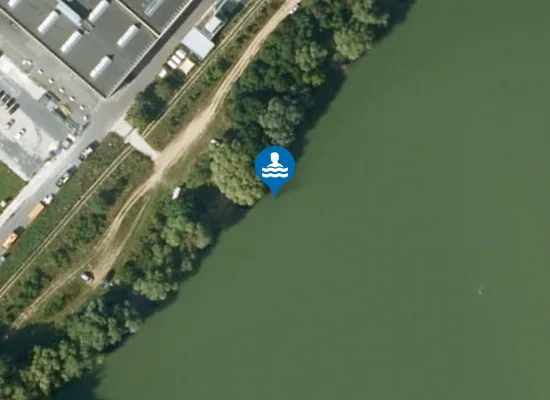 Satellite image of BAGGERSEE HIRSCHAID HIRSCHAID