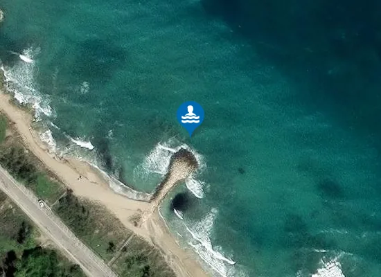 Satellite image of 300 MT SUD DARSENA