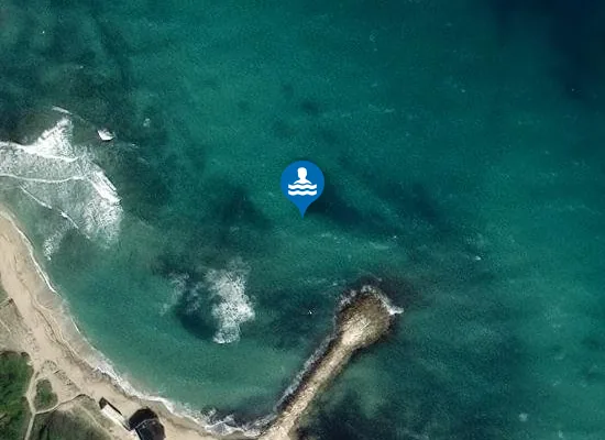 Satellite image of SAN CATALDO-VICINO AL FARO