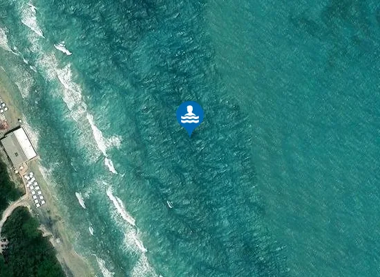 Satellite image of CAMPING FRASSANITO-A NORD SCARICO