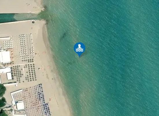 Satellite image of FOCE LAGO ALIMINI GRANDE