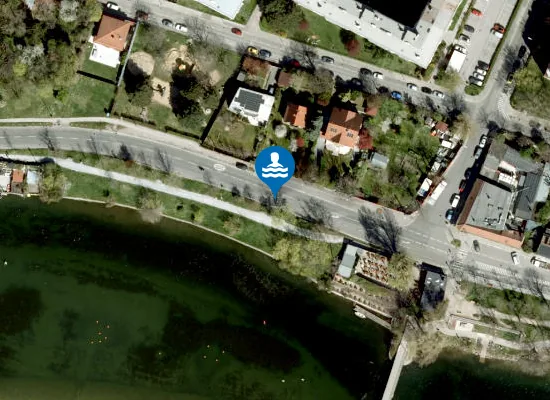 Satellite view of ALTE DONAU, ANGELIBAD
