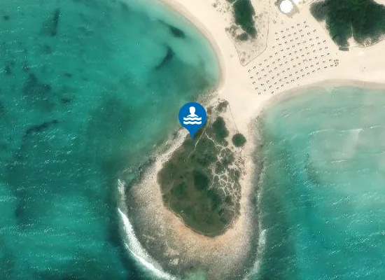 Satellite image of 100 MT A SUD EST DEL PUNTO 140