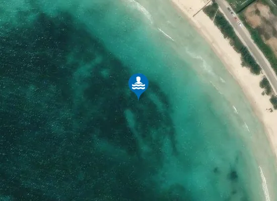 Satellite image of 100 MT A NORD DEL PUNTO 147