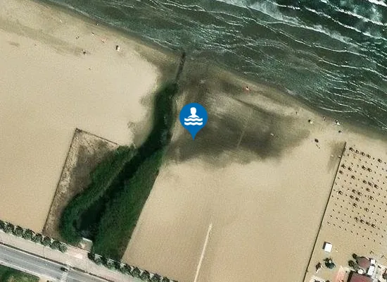 Satellite image of 2' SFIORATORE EMERGENZA V. CAMPOSANTO