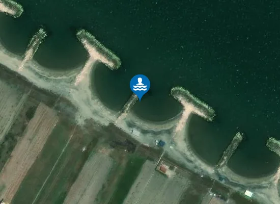 Satellite image of TRA T.RE DI PIETRA E FOCE CARMOSINA