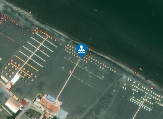 Satellite image of 50 M SX SCARICO RETE FOGNANTE