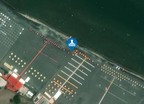 Satellite image of 50 M DX SCARICO RETE FOGNANTE