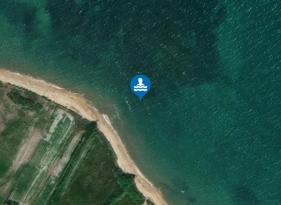 Satellite image of SORGENTE DI ACQUA SALMASTRA-CASA AZZURRA