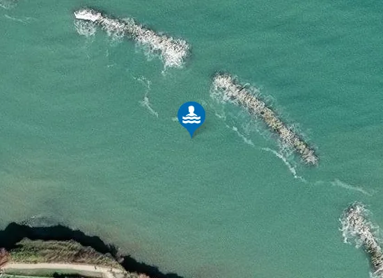 Satellite image of PIAZZA COLONNA CON ANNESSO LIDO