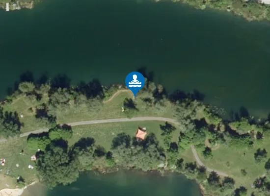 Satellite image of BAGGERSEE RIEDLINGEN DONAUWOERTH