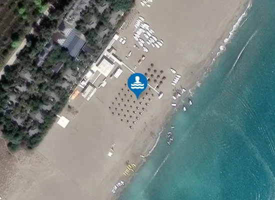 Satellite image of IDROVORA TORRE MOZZA-150 MT. MARGINE SUD