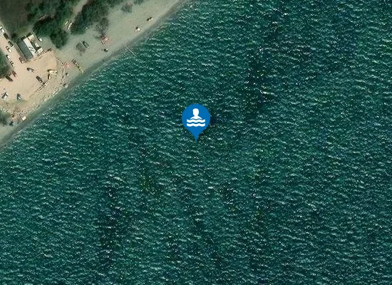 Satellite image of FOSSO DELLA RIVOLTA-50 MT. MARGINE SUD