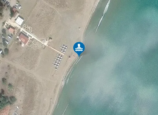 Satellite image of CANALE BUFALORIA - 100 MT. MARGINE NORD