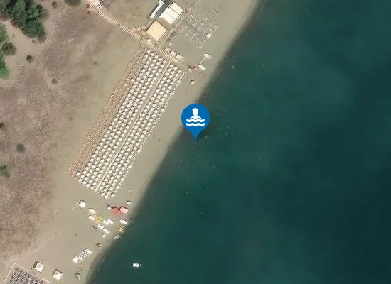 Satellite image of IDROVORA SCANZANO ION.-100 MT.MARG. NORD