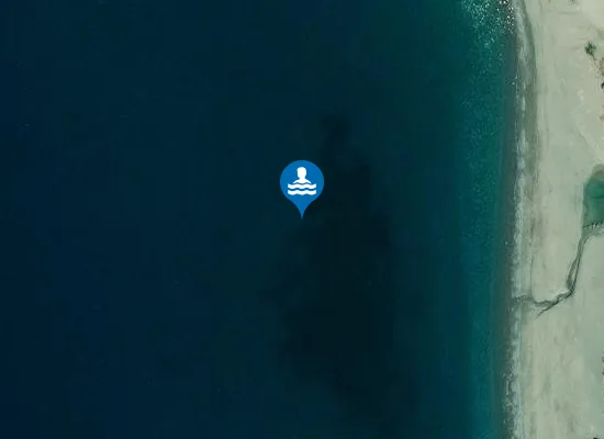 Satellite image of 100 MT DX FIUME OLIVA