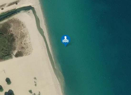 Satellite image of 100 MT DX VENA MORTA