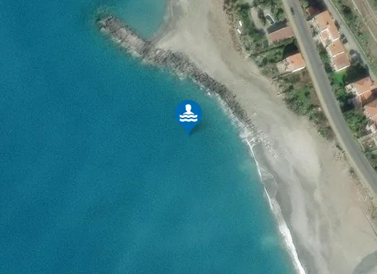 Satellite image of 100 MT DX FIUME ARON