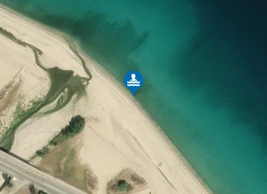 Satellite image of 100 MT DX TORRENTE CORIGLIANETO