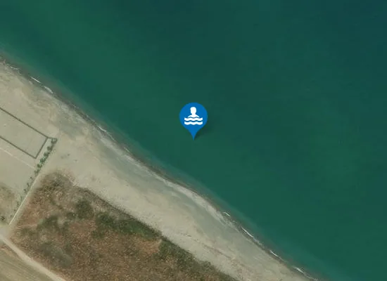 Satellite image of 100 MT DX C. ARMIRO' LIDO OASI