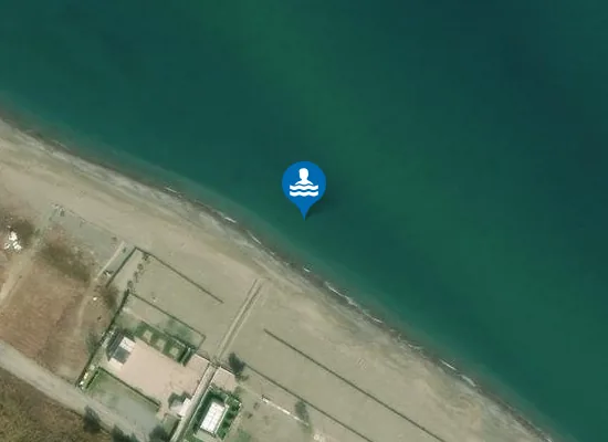 Satellite image of 100 MT SX C. ARMIRO' LIDO OASI