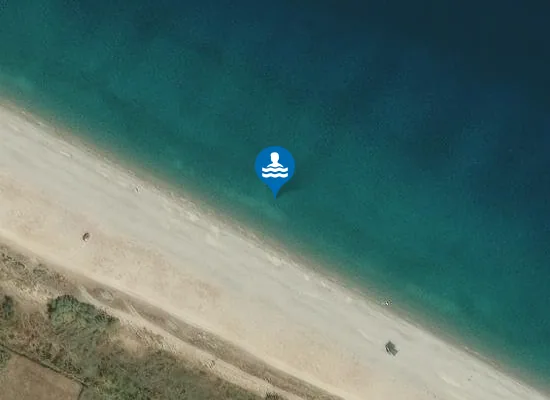 Satellite image of 100 MT SX TORRENTE CINO PICCOLO