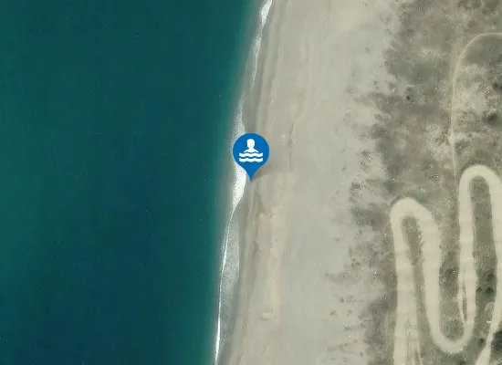 Satellite image of 1 KM NORD TORRENTE DI MEZZA PRAIA