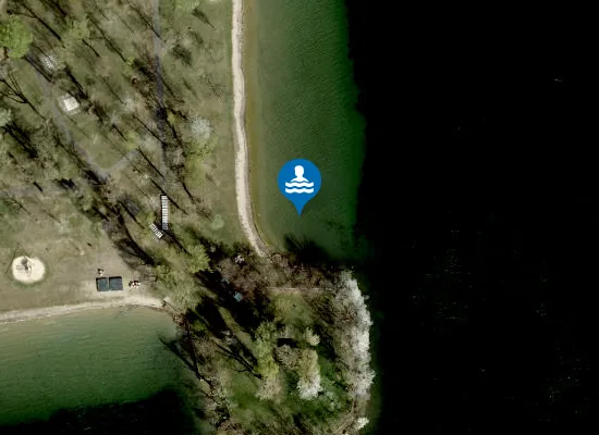 Satellite view of ALTE DONAU, GÄNSEHÄUFEL SÜD