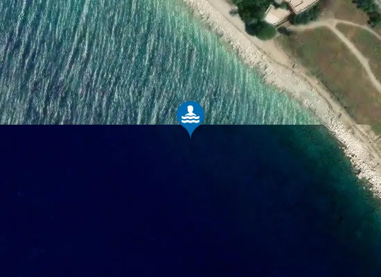 Satellite image of LAZZARO - TORRENTE S.VINCENZO 200 MT N